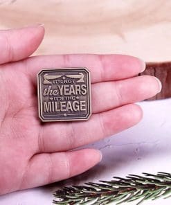 Indiana Jones 'It's Not the Years It's The Mileage' Enamel Pin - Image 3