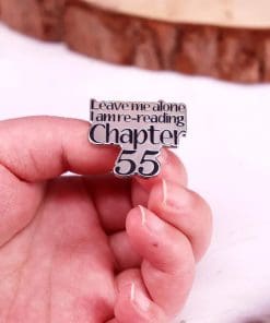 Alternative view of Dystopia Book 'Leave Me Alone | Chapter 55' Enamel Pin