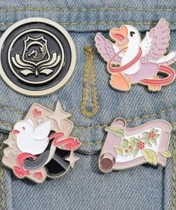 Alternative view of Flower Bloom Enamel Pin