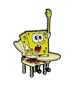 SpongeBob SquarePants 'Raise Hand In Class' Enamel Pin