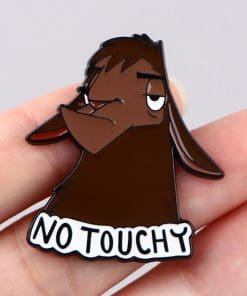 Alternative view of Emperor's New Groove 'Kuzco Llama | No Touchy' Enamel Pin