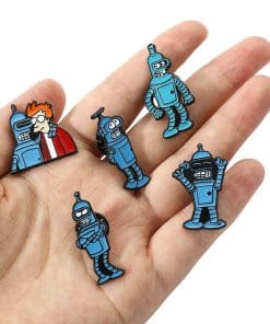 Alternative view of Futurama ‘Bender | Shy Robot’ Enamel Pin