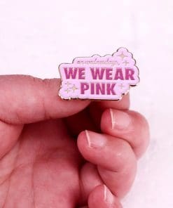 Mean Girls 'On Wednesdays We Wear Pink' Enamel Pin - Image 3