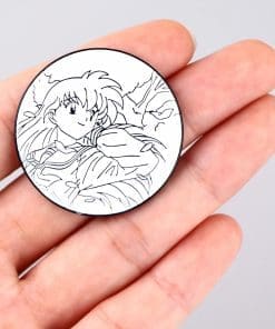 Alternative view of Inuyasha 'Kagome Comic' Enamel Pin