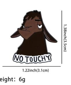 Emperor's New Groove 'Kuzco Llama | No Touchy' Enamel Pin - Image 4