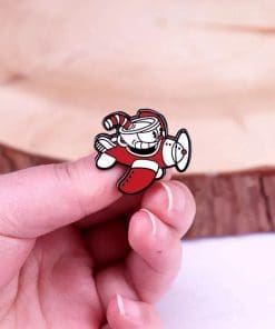 Alternative view of Cuphead ‘Red Airplane 2.0’ Enamel Pin