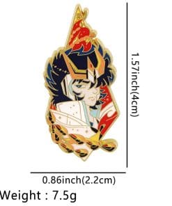 Alternative view of Saint Seiya: Knights of the Zodiac 'Ikki' Enamel Pin