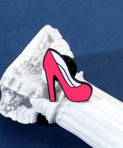 Alternative view of Barbie 'Pink Shoes' Enamel Pin