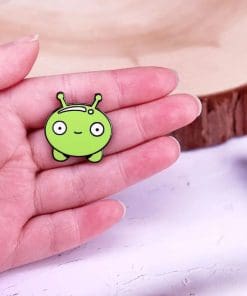 Alternative view of Final Space 'Mooncake' Enamel Pin
