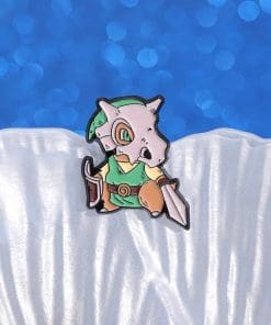Alternative view of Pokemon x Legend of Zelda 'Cubone x Link' Enamel Pin