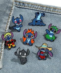 Alternative view of Stitch 'Aloha Dance' Enamel Pin