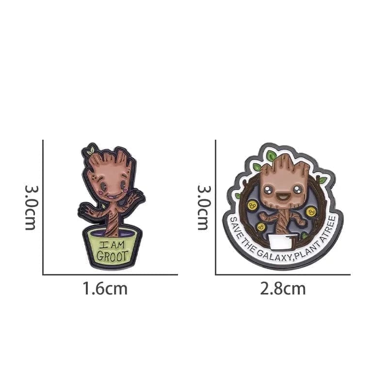 Guardians of the Galaxy 'Groot | Save the Galaxy' Enamel Pin - Image 3