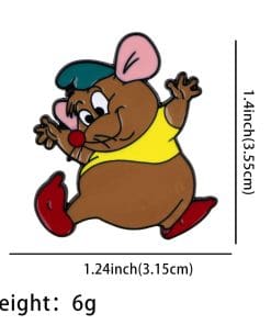 Cinderella ‘Playful Gus Gus’ Enamel Pin - Image 4