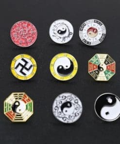 Bagua 'Tai Chi Center' Enamel Pin - Image 4