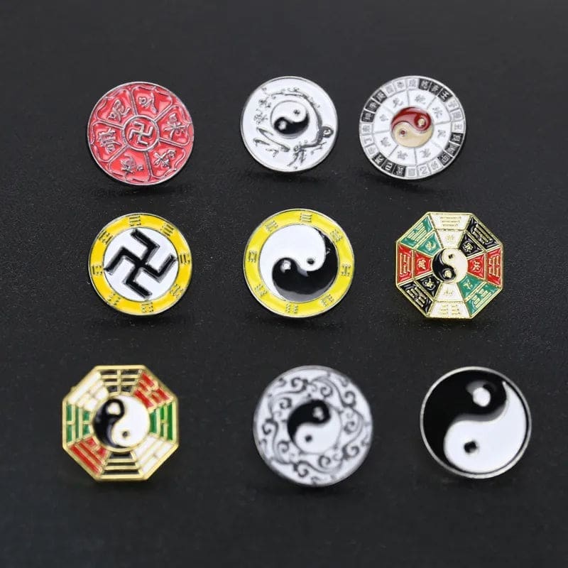 Taoism 'Tai Chi | Flowing Energy' Enamel Pin - Image 3