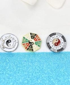 Alternative view of Taoism 'Tai Chi | Vital Energy' Enamel Pin