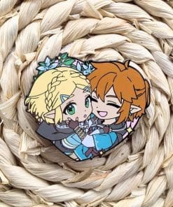 The Legend of Zelda ‘ Breath of the Wild | Link and Princess’ Enamel Pin - Image 3