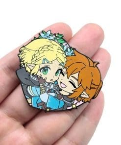 The Legend of Zelda ‘ Breath of the Wild | Link and Princess’ Enamel Pin - Image 2