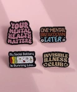 Invisible Illness Club Enamel Pin - Image 4