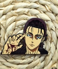 Alternative view of Attack on Titan 'Eren Yeager | Bleeding Palm' Enamel Pin