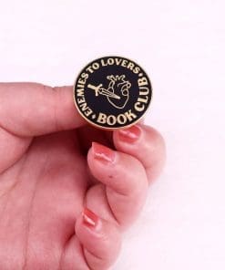 Pride and Prejudice 'Enemies To Lovers Book Club' Enamel Pin - Image 3