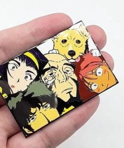 Alternative view of Cowboy Bebop ‘Selfie | Spike | Fayed | Jet | Edward’ Enamel Pin