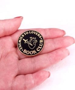 Alternative view of Pride and Prejudice 'Enemies To Lovers Book Club' Enamel Pin