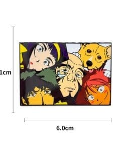 Cowboy Bebop ‘Selfie | Spike | Fayed | Jet | Edward’ Enamel Pin - Image 4