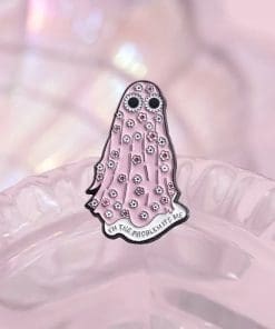 Alternative view of Cool Ghost 'the Problem It's Me' Enamel Pin