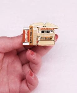 William Shakespeare 'Play Books' Enamel Pin - Image 3