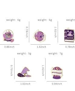 Purple Witchcraft 'You Are Full of Magic' Enamel Pin - Image 4