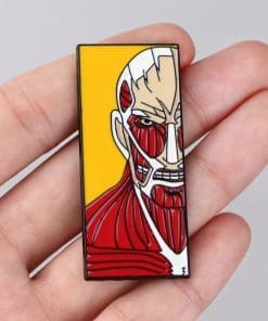 Alternative view of Attack on Titan ‘Colossal Titan | Half Face’ Enamel Pin