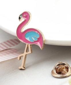 Stunning Pink Flamingo Enamel Pin - Image 3