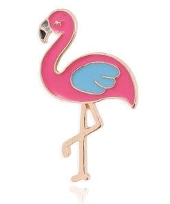 Stunning Pink Flamingo Enamel Pin