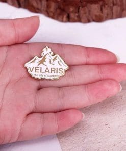 A Court of Thorns and Roses 'Velaris | The City of Starlight' Enamel Pin - Image 3