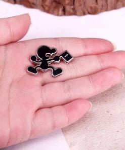 Super Smash Bros 'Amiibo | Mr. Game and Watch' Enamel Pin - Image 3