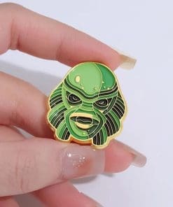 Alternative view of Creature from the Black Lagoon 'Gill-man Head' Enamel Pin