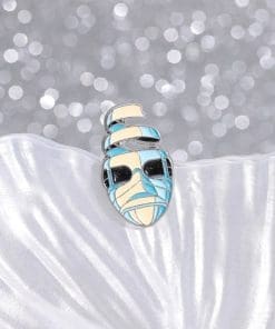 Alternative view of The Invisible Man 'Griffin Head' Enamel Pin