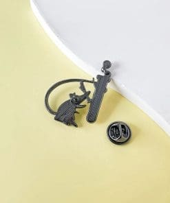 Science Experiment 'Mouse Test Tube' Enamel Pin - Image 5