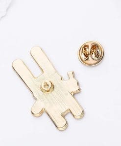 Black Rabbit 'Lab Chemist' Enamel Pin - Image 5