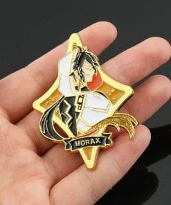 Alternative view of Genshin Impact 'Morax | Zhongli' Enamel Pin