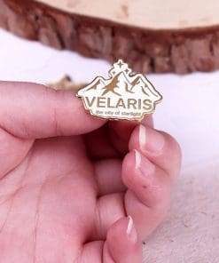 Alternative view of A Court of Thorns and Roses 'Velaris | The City of Starlight' Enamel Pin