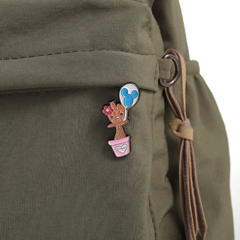 Guardians of the Galaxy ‘Groot in Pink Pot’ Enamel Pin - Image 4