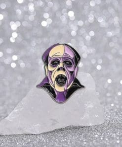 Alternative view of Phantom of the Opera 'Erik Head' Enamel Pin