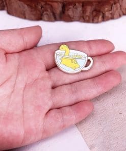 Alternative view of Dinosaur 'Plesiosaur Tea' Enamel Pin