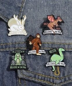 Alternative view of Believe in You 'Dinosaur | Nessie' Enamel Pin