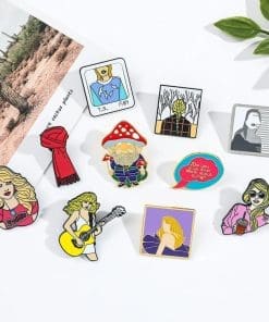 Alternative view of Barbie 'Swifties | Do You Ever Think About Dying' Enamel Pin