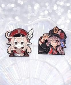 Alternative view of Genshin Impact 'Klee Portrait' Enamel Pin