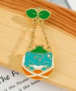 Alternative view of Pokemon 'Potted Bulbasaur' Enamel Pin