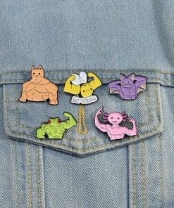Alternative view of Buff Animal 'Frog' Enamel Pin